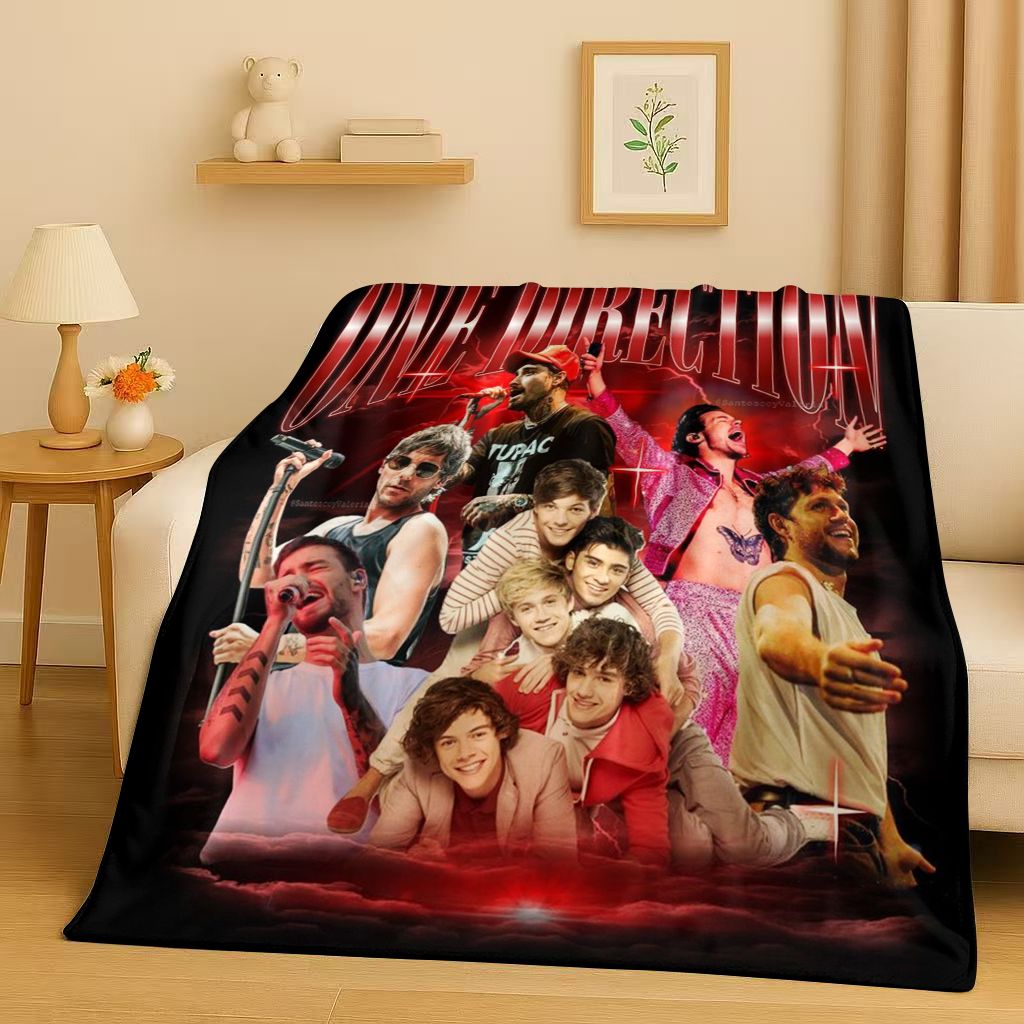 Home Textiles Direct - ผ้าห่มแฟลนเนลลายดาวนักร้อง 26 สไตล์ แบบ D-Direction นุ่มพิเศษ