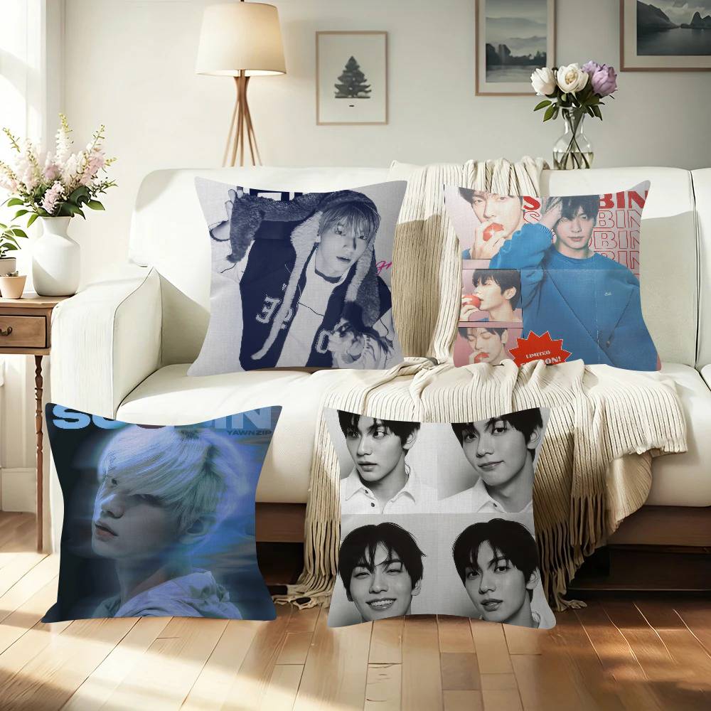 Home Textiles Group - หมอนวงเคป๊อป TxT ซูบิน ของขวัญตกแต่งบ้าน สำนักงาน หมอนห้องนอน