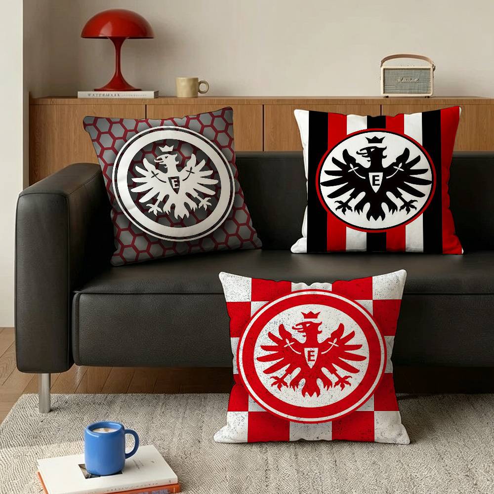 Home Textiles Frankfurt - E-Eintracht F-Frankfurt ปลอกหมอนทรงสี่เหลี่ยมขนาดต่างๆ ที่มีชื่อเสียงสำหรับตกแต่งห้องนอนในรถยนต์