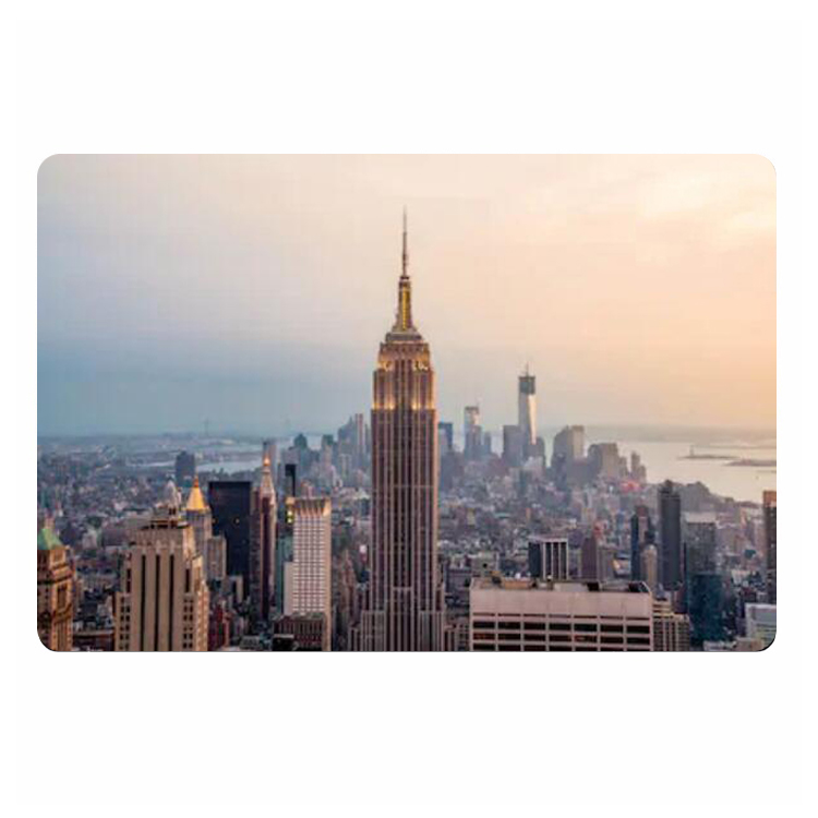 Modern New York City at Sunset - Home Textiles New York บทวิจารณ์และราคา