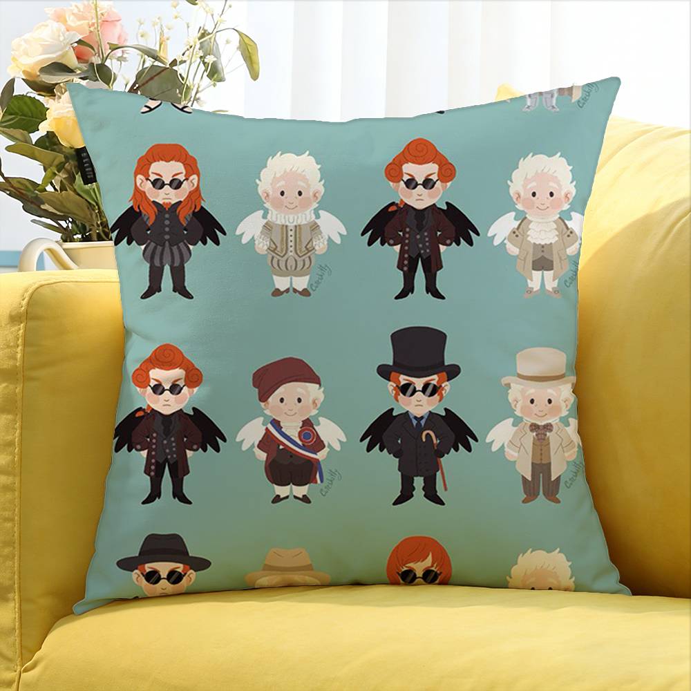Good O-omens ปลอกหมอนทรงสี่เหล - Home Textiles Group บทวิจารณ์และราคา