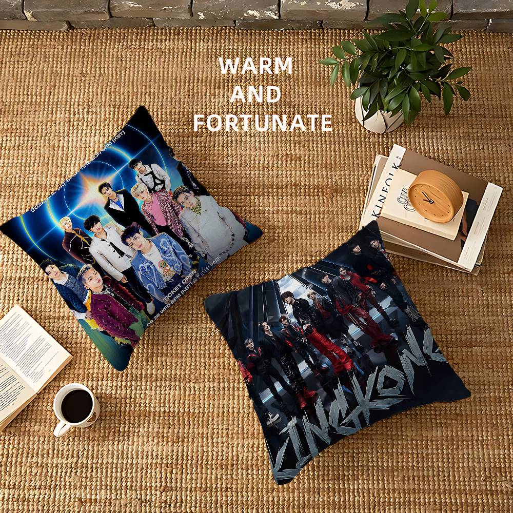 ปลอกหมอนอิงตกแต่งลายวง Kpop T- - Home Textiles Group บทวิจารณ์และราคา